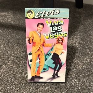 3/$15 Elvis Viva Las Vegas Commemorative Collection VHS TAPE